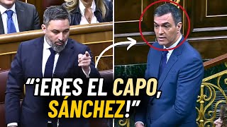 Abascal salta a la yugular de Pedro Sánchez “Usted es el capo de la trama Ábalos” [upl. by Larrabee535]