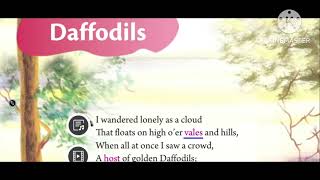 Daffodils poem  William Wordsworth  Hindi [upl. by Lleval341]