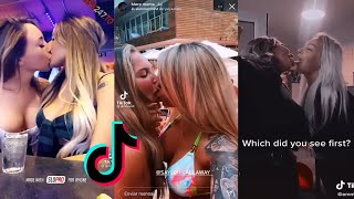 wlwlesbians  TIKTOK HOT COMPILATION  GIRLS KISSING 2 [upl. by Asert617]