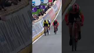 🔥 Marianne Vos iconic Omloop Het Nieuwsblad win 😮 [upl. by Trinetta]