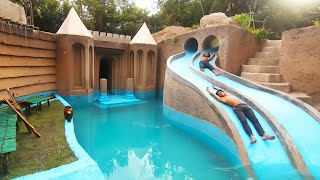 My Summer Holiday 155 Days Building 1M Dollars Water Slide Park into an Underground Swimming Pool [upl. by Kathryne]