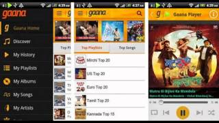 Gaana 50 for Android gets revamped UI new features [upl. by Boorer287]