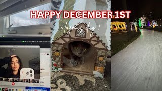 DECEMBER 1ST VLOG  Vlogmas Day 1 [upl. by Fania488]