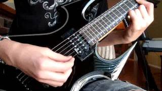 Abracadavre Black Ops Zombies Theme Guitar Cover with tabs [upl. by Tess874]