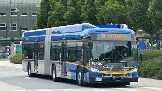 NEW BUS Translink 2024 New Flyer XDE60 24007 on the 99 BLine to UBC [upl. by Adnilasor79]