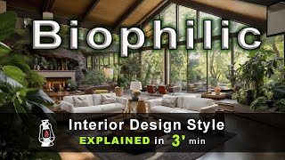 BIOPHILIC  Interior Design Style Explained by Retro Lamp [upl. by Tnecnivleahcim]