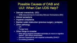 LABORIE Webinar Series Interpretation of OAB and Urge Incontinence [upl. by Tyrone286]