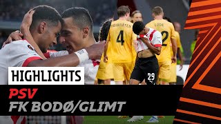 Frustrating game  Highlights PSV  FK BodøGlimt [upl. by Ahsiat]