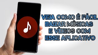 MELHOR APLICATIVO FÁCIL PARA BAIXA MÚSICAS E VIDEOS DO YOUTUBE [upl. by Yehus8]