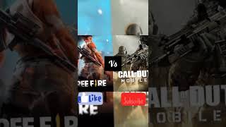 Free Fire vs Call of Duty  viralshort👿👿 [upl. by Ezarras]