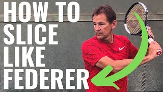 Hit The Federer Backhand Slice In 3 Steps [upl. by Stig805]