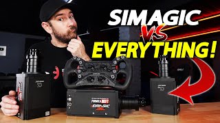 SIMAGIC VS EVERYTHING  Best Value Direct Drive Sim Racing Setup [upl. by Aneleairam]