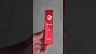 W7 Cosmetics Gloss Away lip balm  Cherry applied on lips [upl. by Aihsemak]