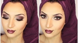 Fall Makeup With Dark Vampy Lips 2013 [upl. by Notserp]