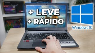 WINDOWS 10 MAIS RÁPIDO E LEVE PRA JOGOS E TRABALHO COM 5 DICAS PRÁTICAS PC E NOTEBOOK [upl. by Trevah]