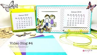 Video Blog 4  Das Jahr beginnt  mit einem MiniTischkalender [upl. by Rhys365]