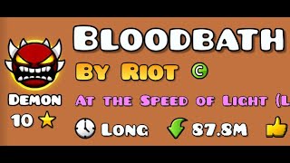 Geometry Dash  Bloodbath 42 Extreme Demon [upl. by Mcdougall]