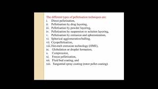 Pelletization process By Ms Deepika [upl. by Eelsew]