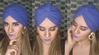 Tutorial 2 Cómo hacer un turbante [upl. by Attiuqram]