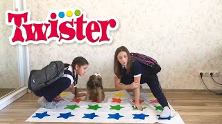 Twister board game  Twister Challenge  Funny Twister Game Moments [upl. by Helbonia]