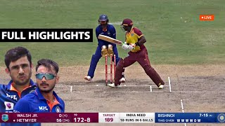 India vs West Indies 5th T20 Match Full Highlights 2022 •IND vs WI HighlightsToday Match Highlights [upl. by Nixie251]