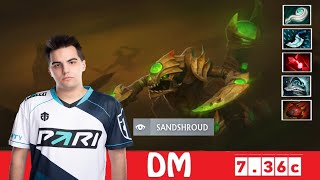 DOTA 2 DM the SAND KING OFFLANE 736c 2 [upl. by Linnell353]