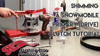 Starting Line Products  Shimming a Snowmobile Primary Drive Clutch Tutorial [upl. by Downs]