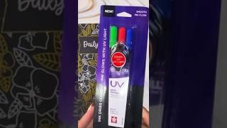 UV Gellyroll Pens shorts gellyroll pentesting penreview sakura pen jetpens [upl. by Nyltiac629]