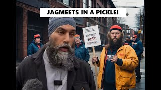 Canada Post Strike Puts Jagmeet In a Tough Spot [upl. by Haldeman]