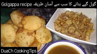 golgappe banane ka tarika crispy and round golgappe banane ka tarika homemade golgappa recipe [upl. by Ilojna]