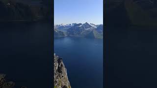 On the top of Segla mountain ⛰️🙏 Senja Norway 🏞️ [upl. by Chet309]