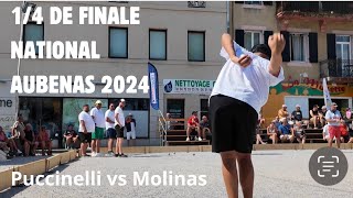 14 DE FINALE ENZO PUCCINELLI contre LOUIS MOLINAS au NATIONAL D’AUBENAS 2024 [upl. by Luedtke836]