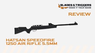 Hatsan Speedfire 1250 Air rifle 55 mm Review amp Shooting test [upl. by Vally]