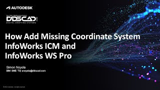 Infoworks ICM and WS PRO How Add Missing Coordinate System [upl. by Gaynor]