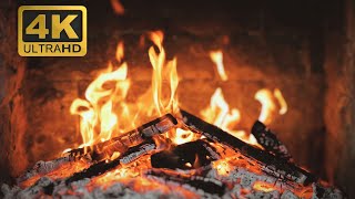 🔥 Ultra HD Fireplace 4K Burning Logs with Crackling Fire Sounds for a Cozy Home Environment [upl. by Benco]