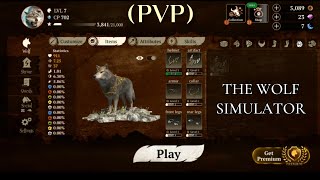 The Wolf Simulator Walkthrough Gameplay PVP [upl. by Litta]