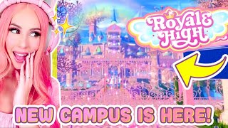 ROYALE HIGH CAMPUS 3 IS OUT NOW Royale High [upl. by Eberle]