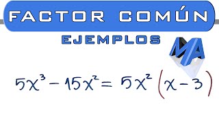 Factor comun metodo 2  Ejemplos [upl. by Eleanora]