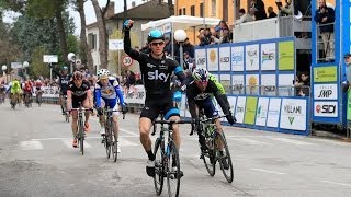 Coppi e Bartali 2014 arrivo 1 Tappa  vittoria di Ben Swift [upl. by Cherey]