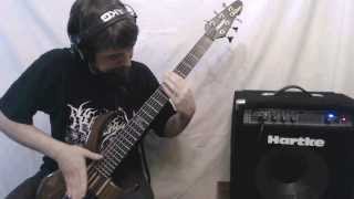 DISAVOWED  quotAbolition Of Impedimentquot bass cover [upl. by Sisak]