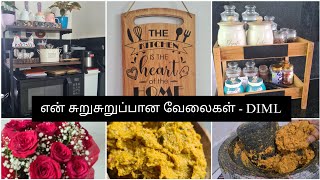 My weekend Routine in Tamil  ஆட்டுக்கல்லில் அரைத்த துவையல்  Kitchen organizers [upl. by Mendive490]