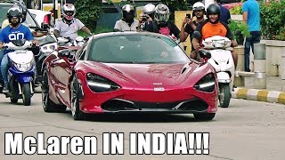 INDIAS FIRST McLaren  720S IN BANGALORE [upl. by Gunthar255]