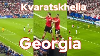 Kvaratskhelia 92 seconds goal  Lead Georgia [upl. by Anneh]