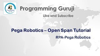 OpenSpan Tutorial  Pega Robotics  RPA  Open Span training Session 4 [upl. by Briscoe]