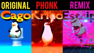 Los Pingüinos Me La Van a Mascar Original vs Phonk vs Remix Version [upl. by Liebman]