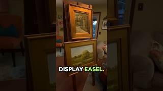 DIY Art Display Easel for Paintings enpleinair art outdoorpainting [upl. by Yemac]