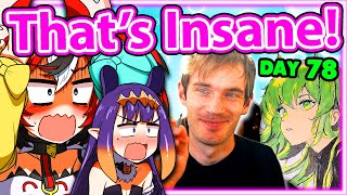 Ina and Bae React to Pewdiepie Drawing 【Hololive EN】 [upl. by Bamberger334]