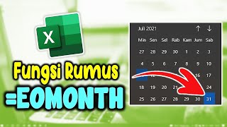 Cara mengetahui tanggal akhir setiap bulan secara otomatis dengan rumus Excel [upl. by Dart987]