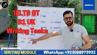 IELTS General Training 💥Very Important 💥 Writing Module  UK B1 ✅ Writing Tasks  Mahid Ali [upl. by Neellok]