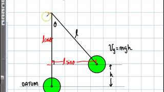 Physics Finding the Height of a Pendulum Given Length and Theta [upl. by Eniamrehs]